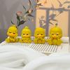 3D Ornament Rozzlobená kachna Vtipná bílooká žlutá kachna Stolní doplňky Domácí dekorace a Dekorace do auta Párty dárek