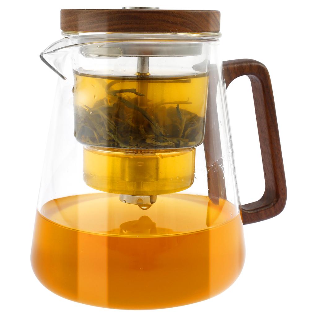 Large Capacity Teapot Water Separation Glass Tea Infuser Bottle Tea Infuser Mug Water Bottle Leakproof Travel Mug with Filter