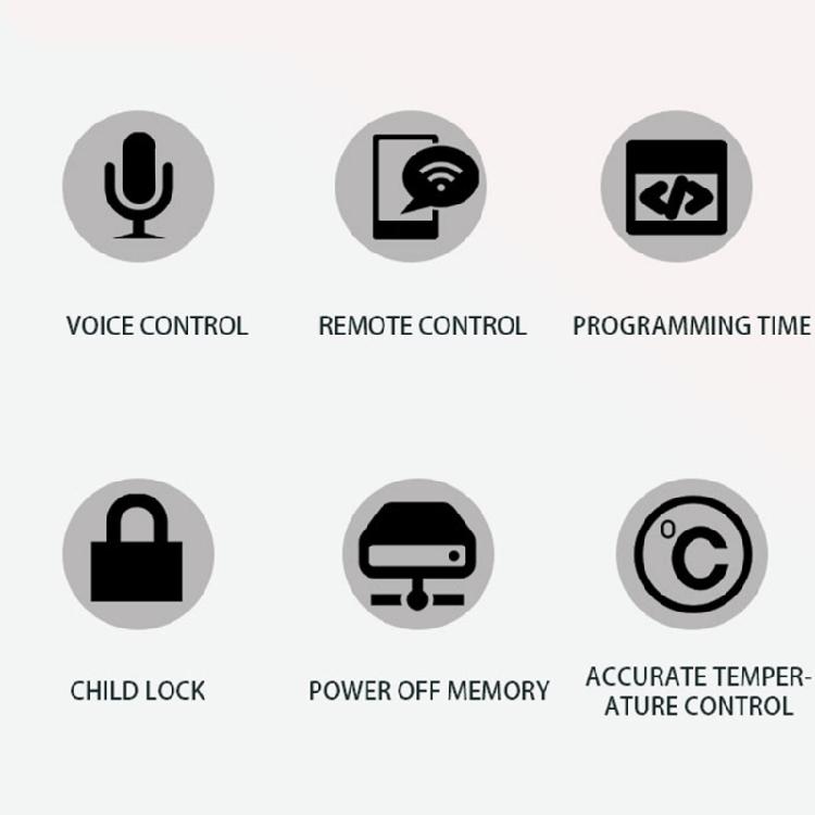 16A WiFi Regulator Electric Heating With Speech Command Application Set Thermoregulation