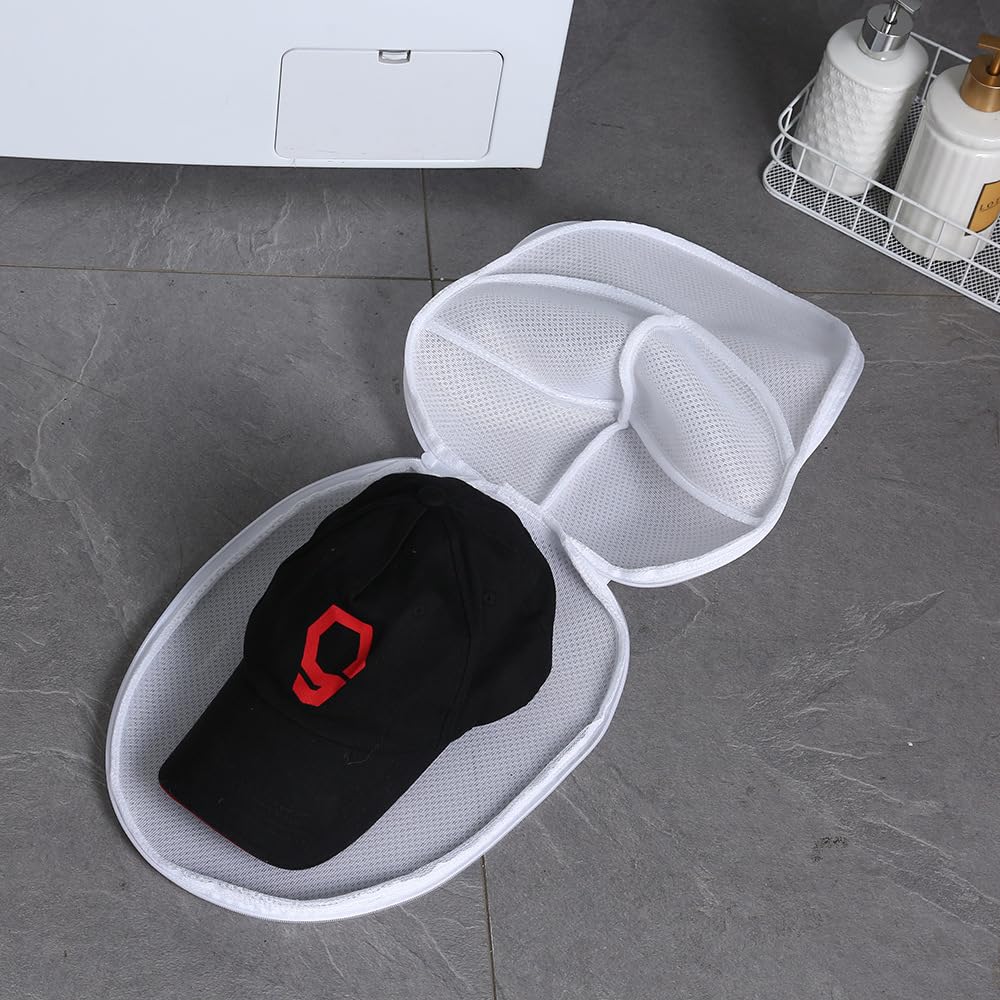 Cap Washing Cap Hat Shape Hat Fully Hanging Adult and Sizes Net, Washer, Washing, Retention, Durable, Baseball, Golf, Washer, Washable, Mesh, Storage,