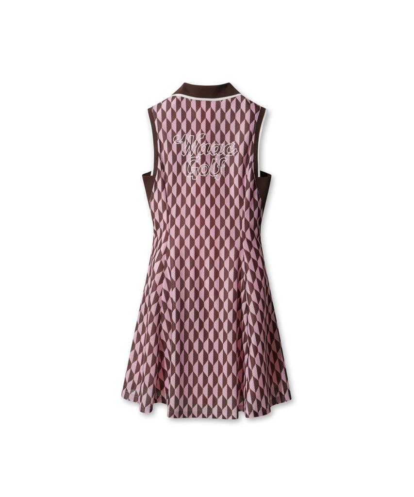 WAAC Athletic Optic Block Sleeveless Dress Wltcm26411Pil