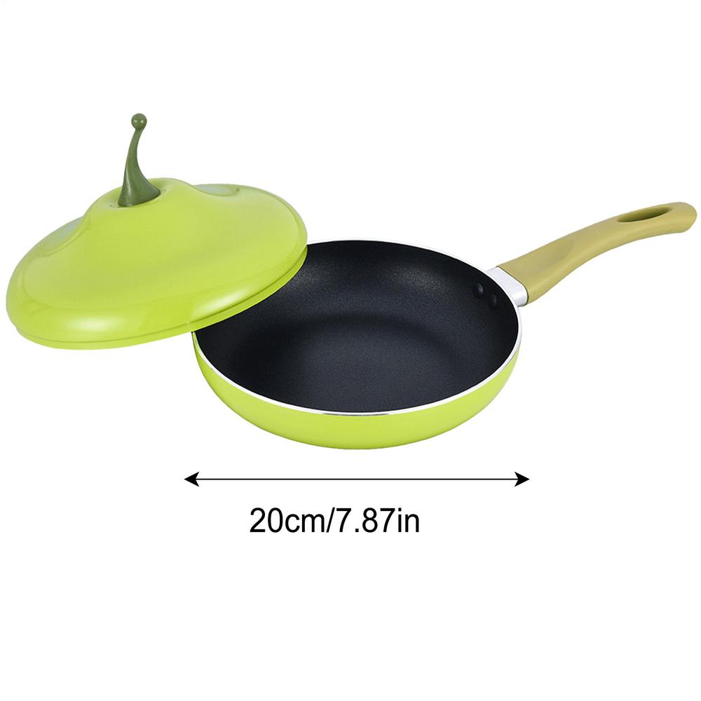 1pcs Non-stick Soup Pot Aluminum Eggplant Tomato Apples Pear Avocado Dessert Saucepan Frying Pan Multi-Use Kitchen Supplies