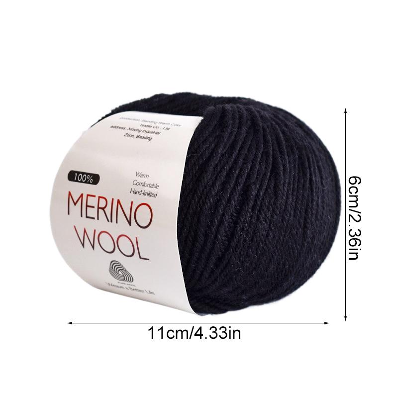 50g/Roll Clothing Material Scarf Soft Texture Yarn Crochet Projects Merino Wool Yarn Winter Multiple Options Available
