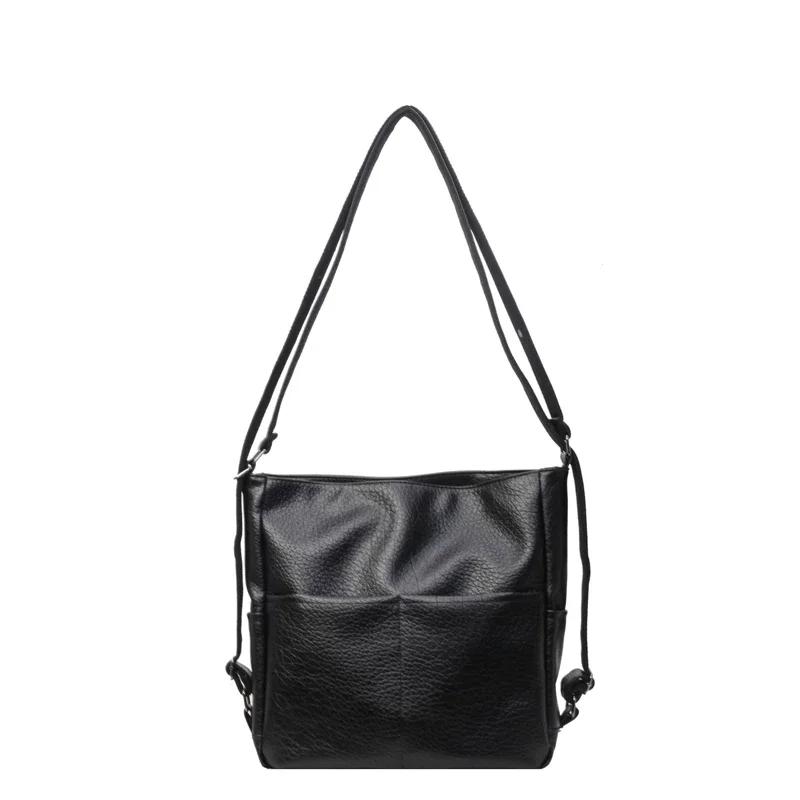 High Beauty Zipper PU Commuting Shoulder Bags  Hot Sell Solid Color Fashion Soft Large Capacity Women's Crossbody Bags