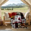 Wine Time Celebration Happiness Cheers Enjoyment Customizable Outdoor Blanket Customize Text Soft Warm Cozy For Picnics Outdoor Travel And Camping