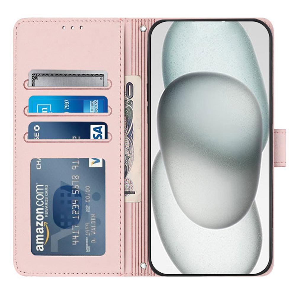 

For Huawei Pura 70 Pro/Pura 70 Pro+ Case with Strap RFID Blocking Leather Wallet Phone Cover Cat Mouse Pattern Purple