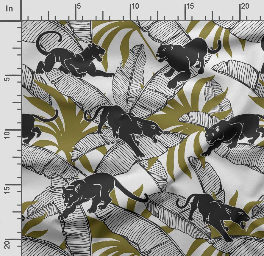 Soimoi Animals Print, Bavlna Cambric, Prošívací tkanina prodávaná The Yard 42 palců široká, bavlněná tkanina střední gramáže, Šicí potřeby,