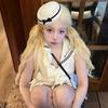 Bows Sailor Cap Children's Summer Cute and Sweet Navy Hat Small Top Hat Nurse Hat Headwear