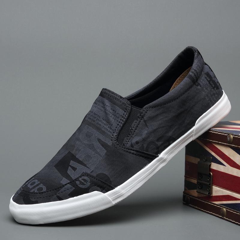 Baoda 2025 Herren Canvas Slip-On Schuhe - Frühling/Sommer Atmungsaktive Lässige Fahr-Loafer