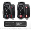 ontto Fit for Ram Key Fob Protector Vehicle Key Case Compatible with Dodge Ram 1500 2500 3500 4500 5500 2019-up,Antiscratched Carbon Texture Car Key