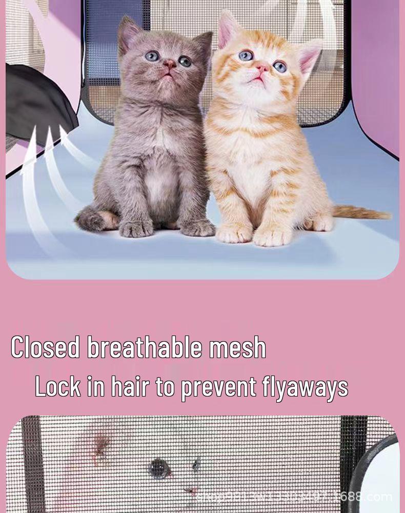 Tragbare Faltbare Haustier-Trockenbox: Katzen- & Hunde-Fön für den Heimgebrauch