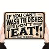Vintage Metal Sign 8x12 Inch Country Kitchen Dining Room Wall Decor for Home Bar Pub
