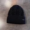 Knit Hat Simple With Embroidered Letters Warm Solid Color For Casual Wear