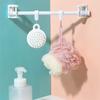 M-Modern-Curtain Rod Holder Clamp Hooks Self Adhesive Clothes Rail Bracket 360 Rotation Triangle Ring Adjustable Hooks