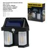 Outdoor Solar Light with Motion Sensor Vintage Outdoor Solar Wall Light with Warm LED Bulb IP65 Waterproof Solar Light
