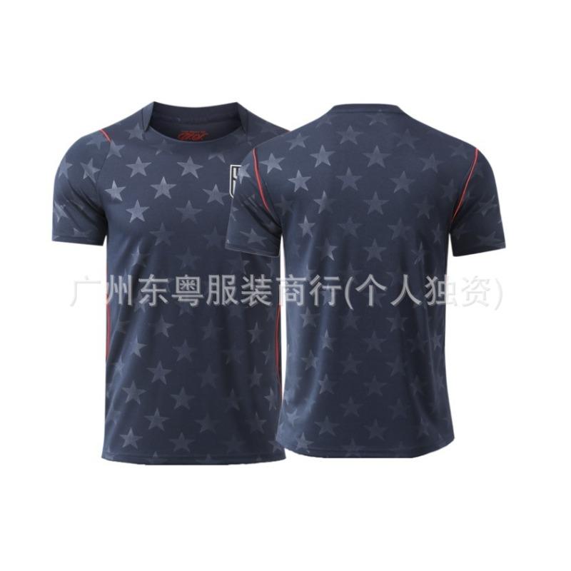 New Bar West Argentina Portugal Teeth France Belgium Jersey Adult Football Suit Club Short Sleeve T-Shirt