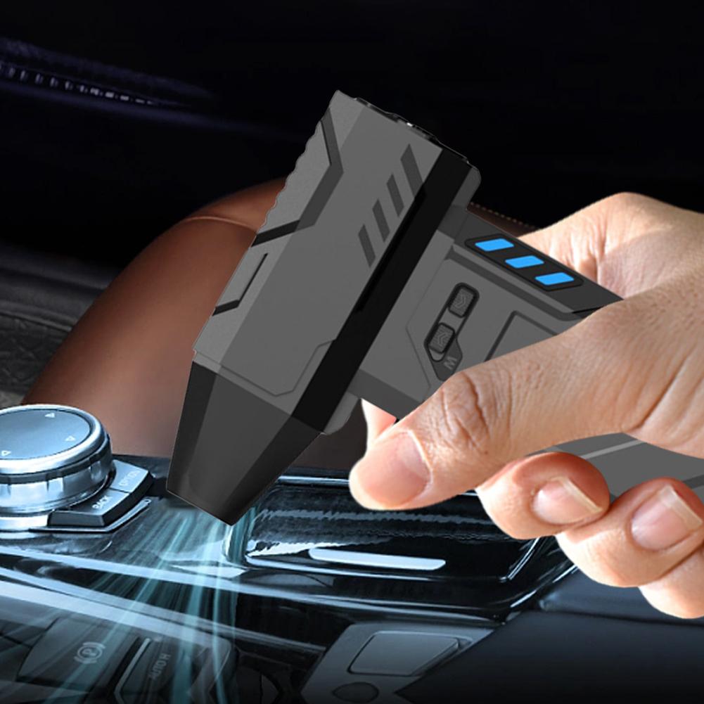 13000RPM Jet Dry Mini Blower Rechargeable Powerful Air Blower Multifunctional Wireless Dust Blower 3 Speeds for Outdoor Camping