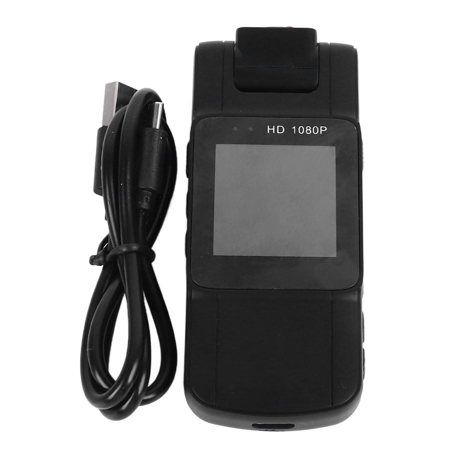 

Body Worn Camera 4 Infrared Lights Portable Wearable Pocket Video Recorder for Office Cycling Home