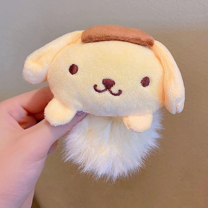 Sanrio Cinnamoroll, Melody & Kuromi Cute Plush Hair Ties for Kids