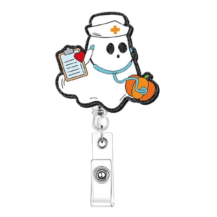 Halloween Deck Retractile Symbol Roll Whirling Clip For IDENTITY Layouts Workplace School Accessories