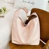 Premium Sense Simple Large Capacity Tote Bag Women's New Casual Lazy Style Commuter Shoulder Bag