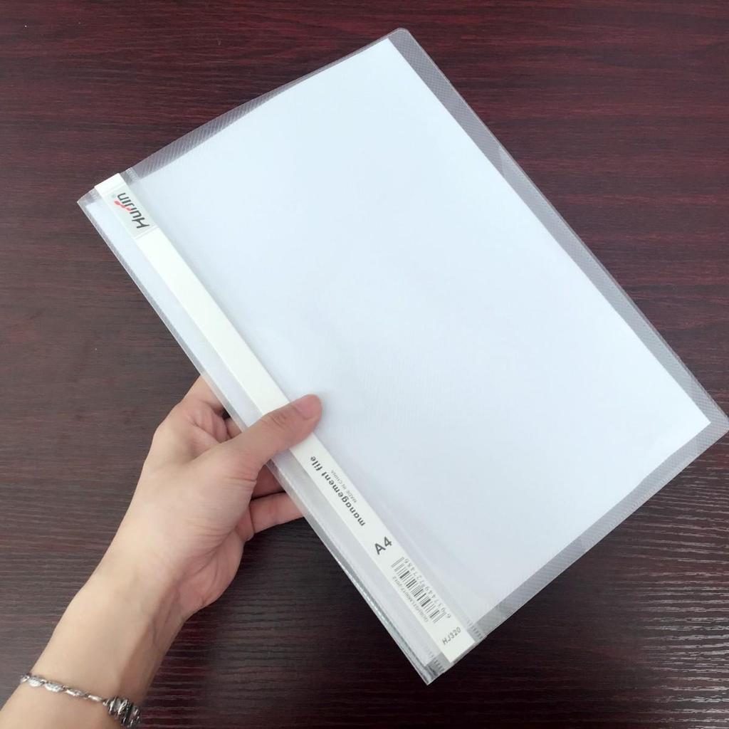 Verdickter Kunststoff-Binderclip mit zwei Löchern und zweiseitiger Konferenzberichtsmappe