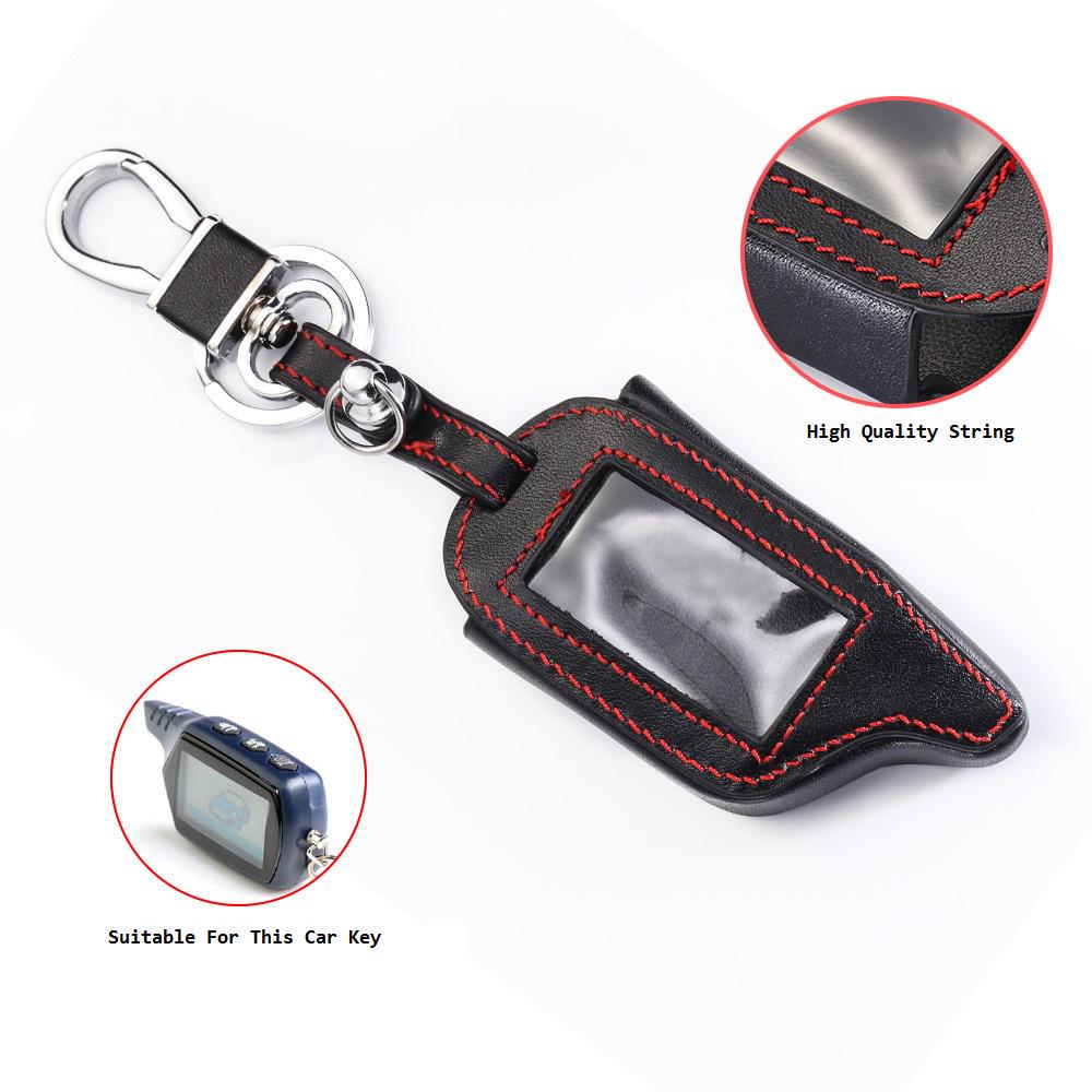 Russland A91 Leder Auto Schlüsselbund Schutzhülle Abdeckung Für Russland A61/ B6/ B61/B9/ B91/V7 LC Schlüssel Abdeckung Zubehör