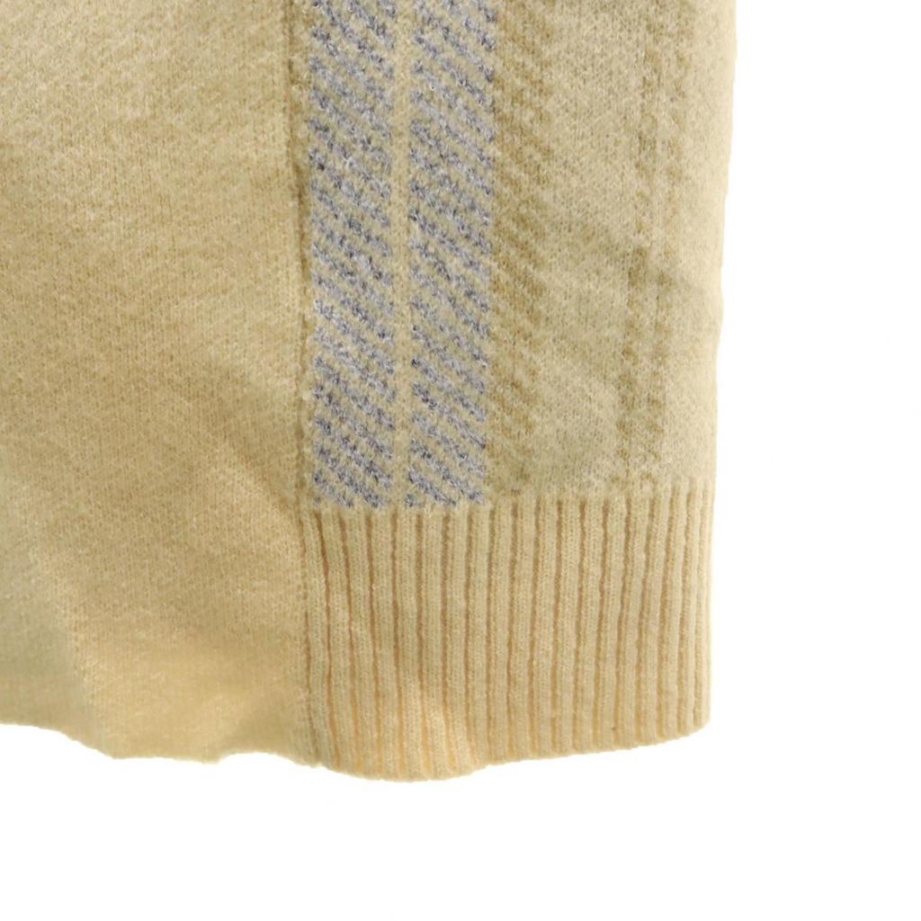 unused FIKA Long sleeve Knit long cardigan M Ivory Women Used