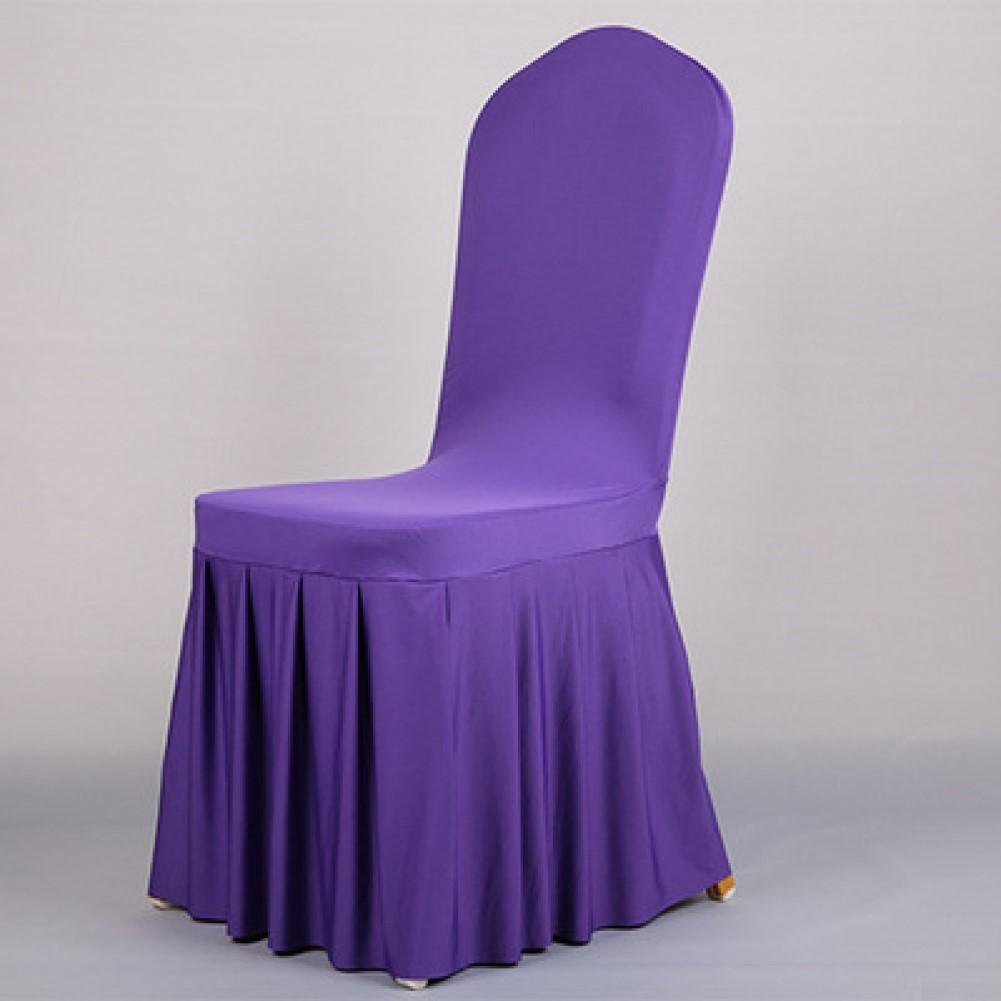 Hotel Style Chair Cover Oxford Skirt Chair Cover Quick And Secure Fit