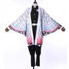New Shinobu Kochou Anime Cosplay Costume Kanae Women's Uniform Slayer Cloak with Butterfly Clip Adult Kids Halloween Outfit