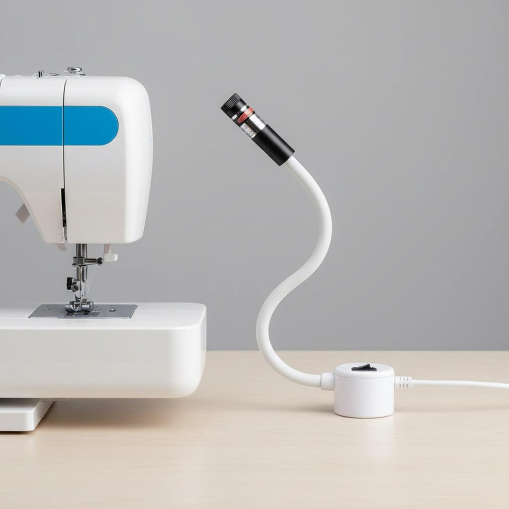 USB Sewing Machine Quilting Light with Adjustable Dot/Straight Line/Crosshair Red Laser Positioning Light for Precise Stitching