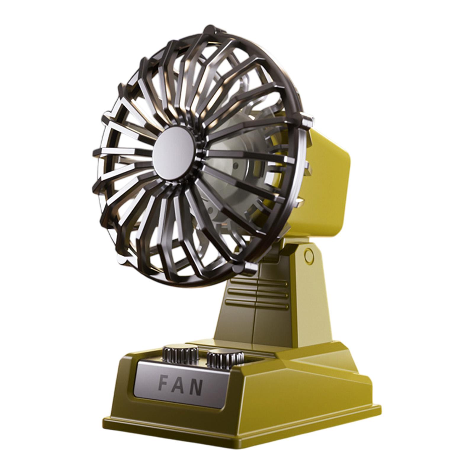 

ABS Mini Fan Rechargeable Nostalgic Classic Small With Low Noise Portable Mini Fan Rechargeable Fan