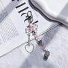 Cross Bowknot Angel Wing Charm Pendant Hanging Decoration for Keys Bag Purse