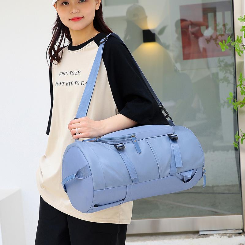 New casual yoga bag, large capacity, personalized single-shoulder travel bag, fashionable sports and fitness backpack, crossbody bag