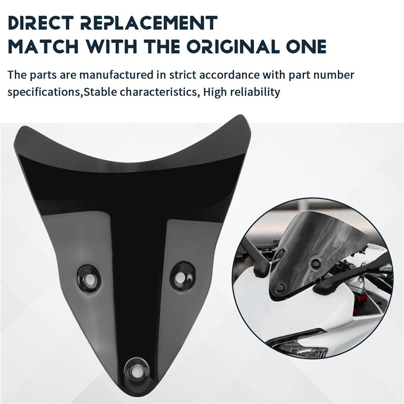 Motorcycle Windshield Windscreen For DUCATI 939 950 Supersport 939S 950S Super Sport S Refit Black Wind 2017-
