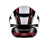 OGK KABUTO Motorcycle Helmet Full Face AEROBLADE6 DYNA Black White Red (Size: M)
