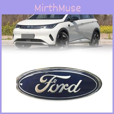 Emblemă Ovală Ford pentru Grilă, Emblema Auto, Autocolant din Material ABS, Marcaj Față Spate