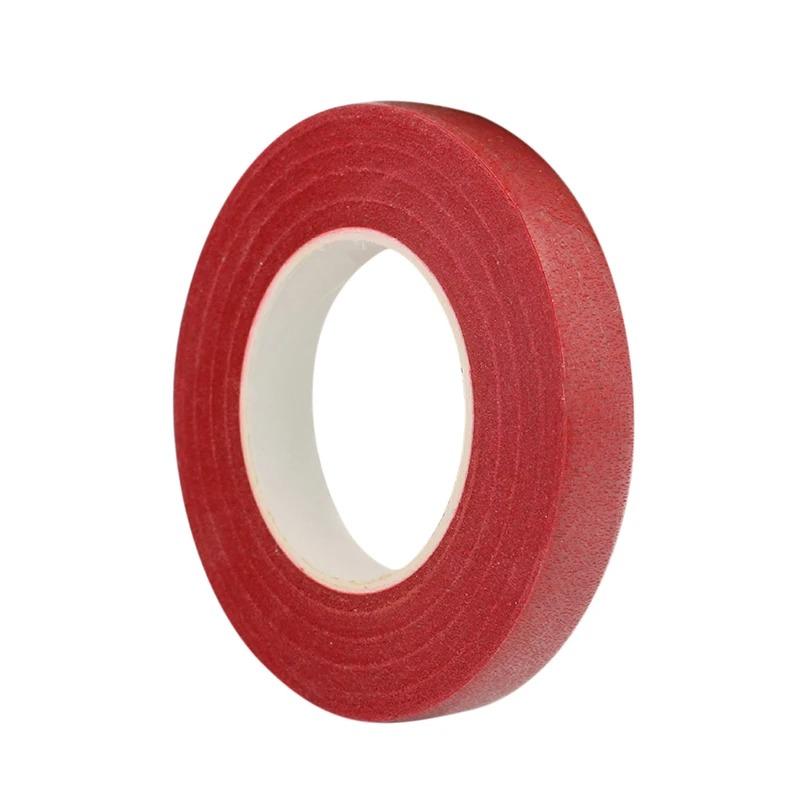 

30 ярдів 12 мм квіткова стрічка на стеблах Корсажі Бутоньєрка Штучна квітка Тичинкова обгортка Зелені стрічки для флориста Нейлонові квіти червоний