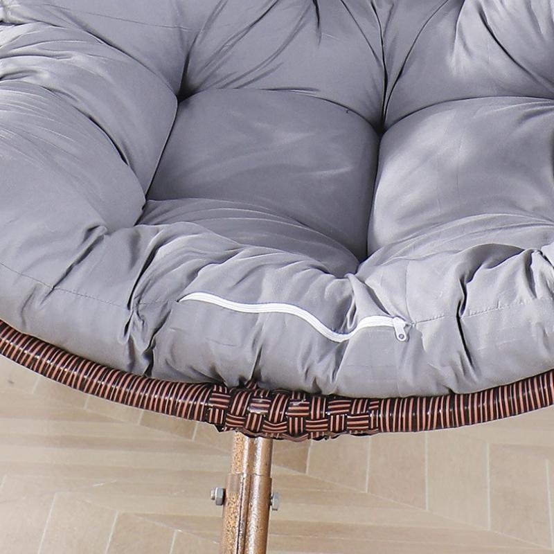 Comfortable and Breathable Suspended Basket Cushion Removable and Washable Rocking Chair Cushions Outdoor Balcony Garden Thick Hanging Chair Mat