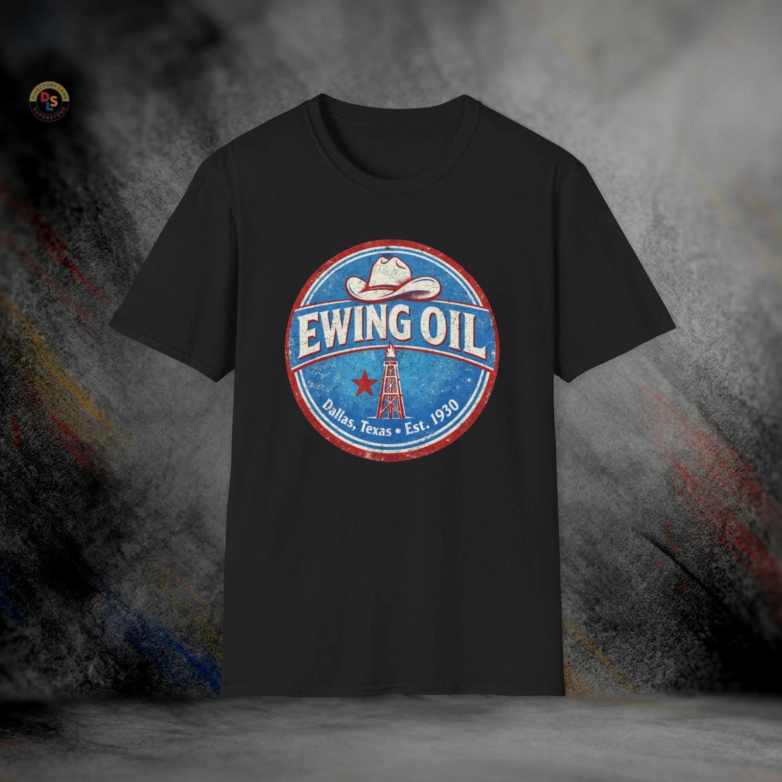 Ewing Oil Dallas T-Shirt | Softstyle Tee S