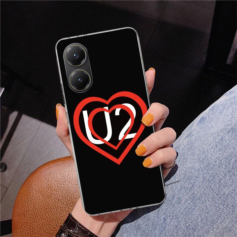 Band U-U2 Rock Phone Case For Xiaomi Poco X7 X6 X5 Pro F7 Ultra Redmi 15C 15 13C 13 12C 12 10 10A 10C 9 9A 9C 9T Cover Poco X7 X