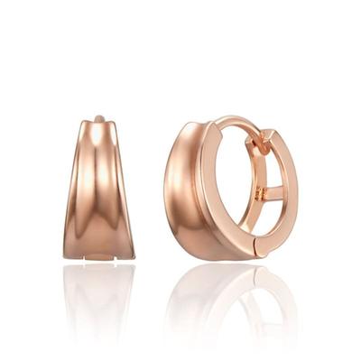 ELLE Jewelry 14K GF Simple Line Hole One-Touch Earrings ELGPEE558