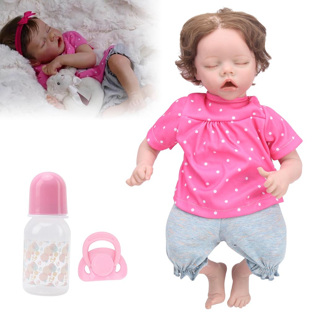 Lifelike Newborn Sweet Baby Reborn Doll Children Role Play Cute Infant Girl Doll Toy 45cm