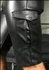 Men Stylish Leather Shorts Biker Gym Unique 100% Genuine Boxer Lambskin