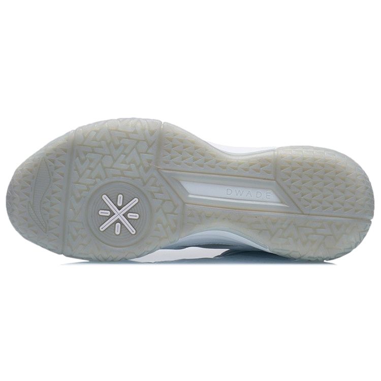 Li Ning Team Emblem Mid Basketball Shoes Men Basketball Shoes Coin-Gray ABAR117-4