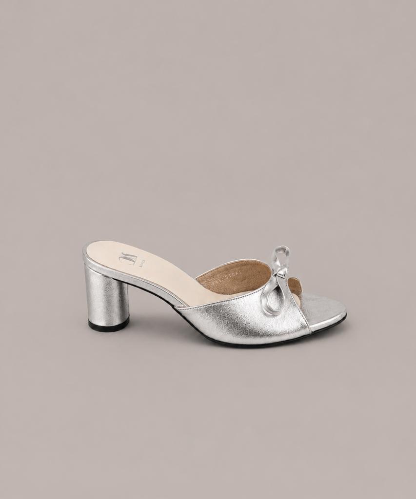 2Comm Mui Ribbon Mules_Silver