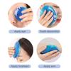 1Pc 7Cm Or 10Cm Round Shape Reusable Ice Cold Gel Pack Therapy Microwaveable Heat Pain Relief For Cold & Hot Therapy Bags
