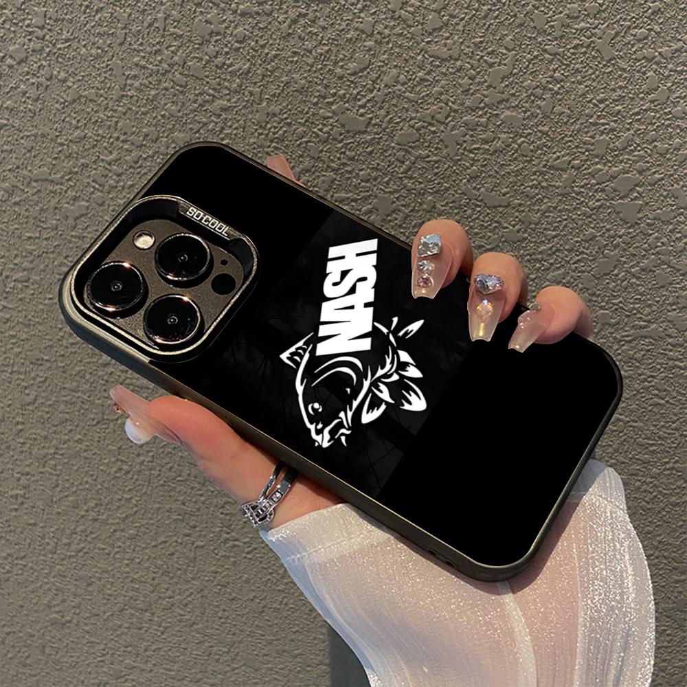 

Nash Fishing Logo Phone Case For IPhone 16 15 14 13 12 11 Pro Max X XR XSMAX 8 7 Plus Matte Shockproof Back Cover iPhone 11 pro