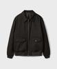 Union Blue Duet Pocket Wool Blouson [Brown]