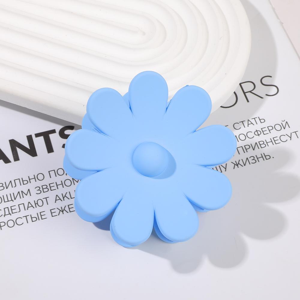 2023 New Chrysanthemum Matt Flower Plastic Hair Claw Clips Large Size for Women & Girls Thick Hair